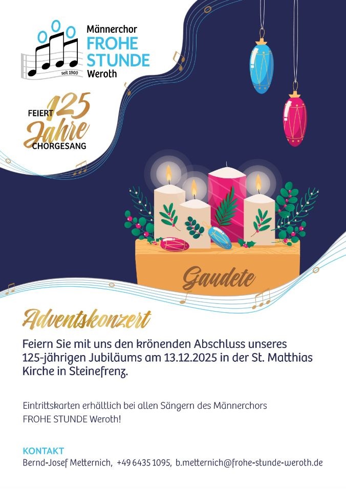Flyer Adventskonzert 2025, Seite 2